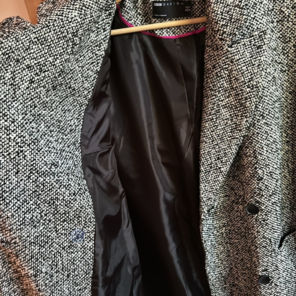ASOS • Salt and Pepper Coat - Picture 8 of 10
